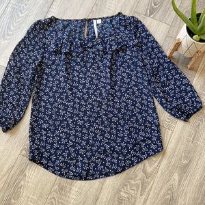 🎊LC Lauren Conrad 3/4 Sleeve Bow Top